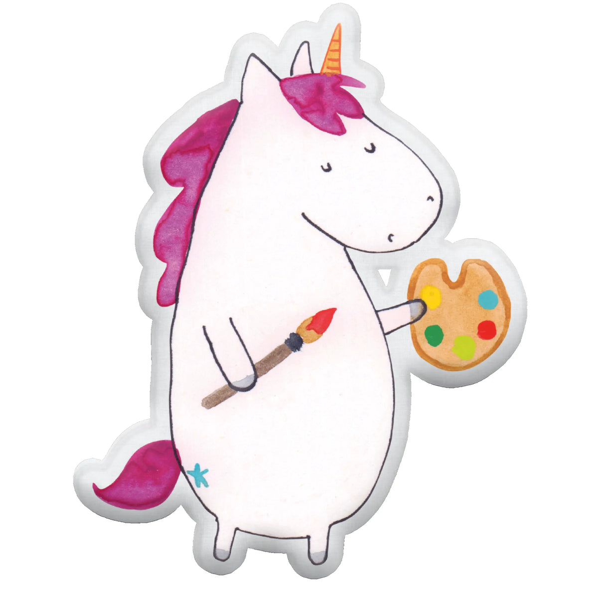Kissen Kuscheltier Einhorn Künstler Stofftier, Kissen Kuscheltier, plüschfigur, stofftier kissen, Tierkissen, tier kuscheltier, kuschelkissen tier, Formkissen, Plüschkissen, Kuscheltier, Schmusekissen, figurenkissen, Schmusetier, Kuscheltier Kissen, Kissen Plüschtier, Zierkissen, Dekokissen, kissen stofftier, Kuschelkissen, kuschelkissen tierform, Plüschtier, kuschelfigur, Plüschtier Kissen, Kissen In Tierform, Schmusetier Kissen, kissen tier, Tierfigur Kissen, tierform kissen, Einhorn, Unicorn, Einhörner, Einhorn Deko, Stift, Malen, Artist, Maler, Pinsel, Englisch, Geschenk, Zeichnen, Welt, Farbe, Künstler