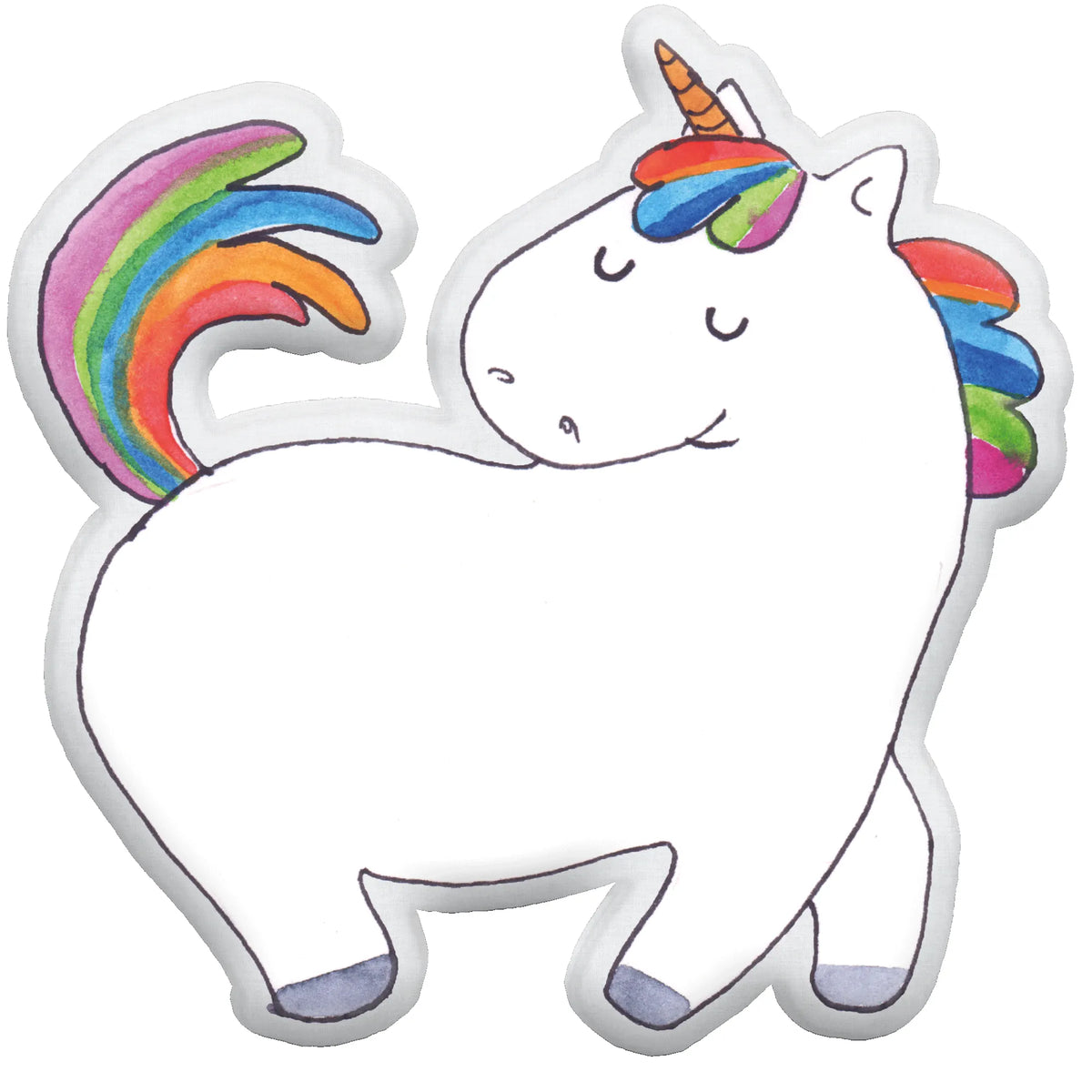Animal Pillow unicorn Swagger proud, different, riding present, riding, girlfriend, riding gift, horse, equestrian