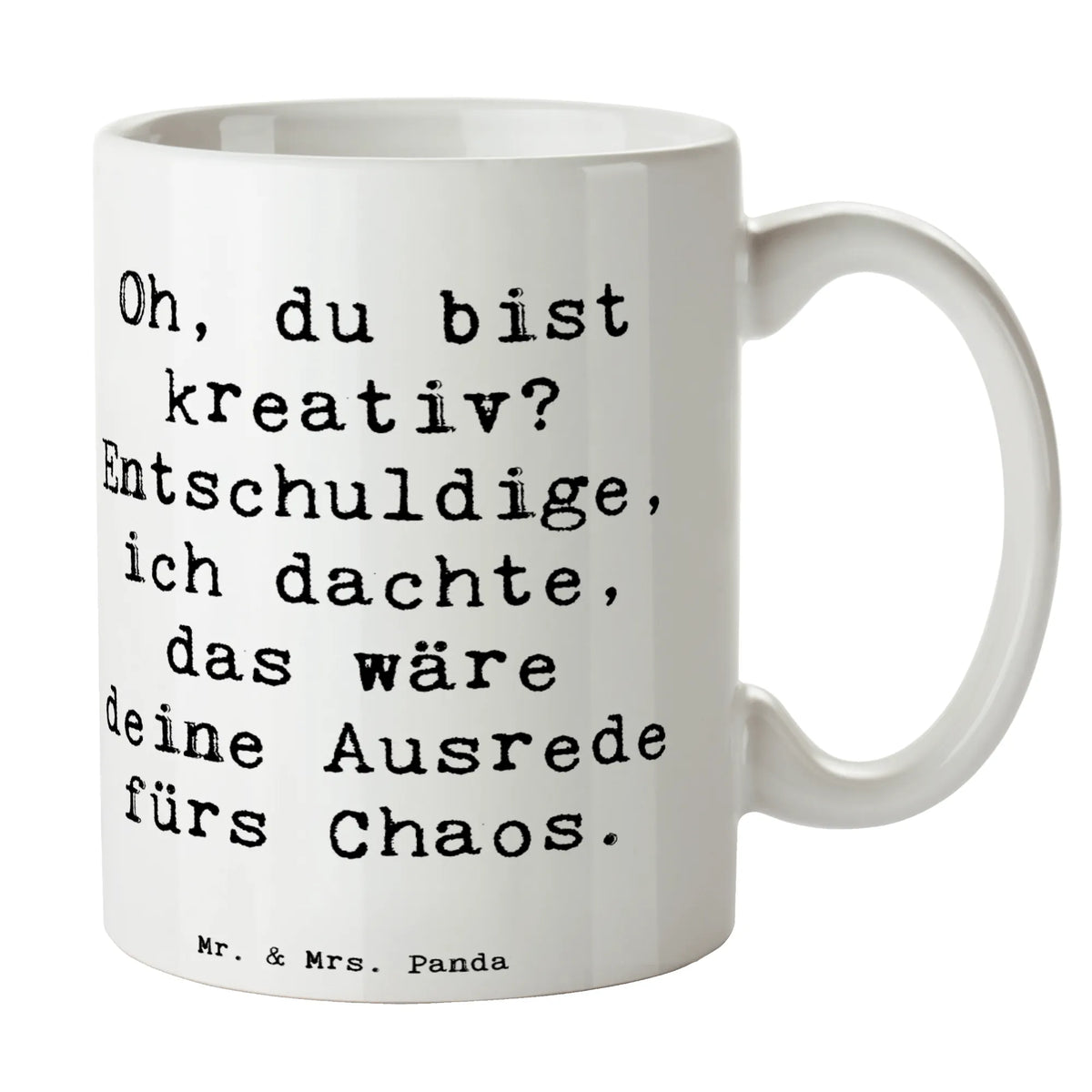 Kubek Cytat Oh, du bist kreativ? Entschuldige, ich dachte, das wäre deine Ausrede fürs Chaos. Becher, milchkaffeetasse, kaffeebecher bedruckt, haferl, Tasse mit Spruch, kaffeetasse bedruckt, Sprüchetasse, Teepott, Designtasse, Frühstücksbecher, design tasse, hochwertige tasse, Keramiktasse, Bedruckte Tasse, tasse für kaffee, Kakaotasse, statement tasse, Trinktasse, Henkelbecher, Tasse, Motivtasse, Dekotasse, Bürobecher, Kaffeetasse, schöne tasse, Kaffeepott, Trinkbecher, Henkelpott, Kaffeebecher, kaffeetasse keramik, Keramikbecher, Teetasse, heißgetränkebecher, Tasse mit Motiv, Bürotasse, cappuccinotasse, kaffeebecher keramik, tasse für büro, milchtasse, Teebecher, Pott, Geschenktasse, Frühstückstasse, Henkeltasse, kakaobecher, mr and mrs panda, Dekoration, sprüche, zitate, spruch kollektion, inspiration, motivation, lebensweisheiten, geschenkideen, wanddeko, wohnaccessoires, sprüche sammlung, schöne sprüche, glück, liebe, freude, Lächeln, alltag verschönern, nachhaltige geschenke, Kreativ, Einzigartig, shopify