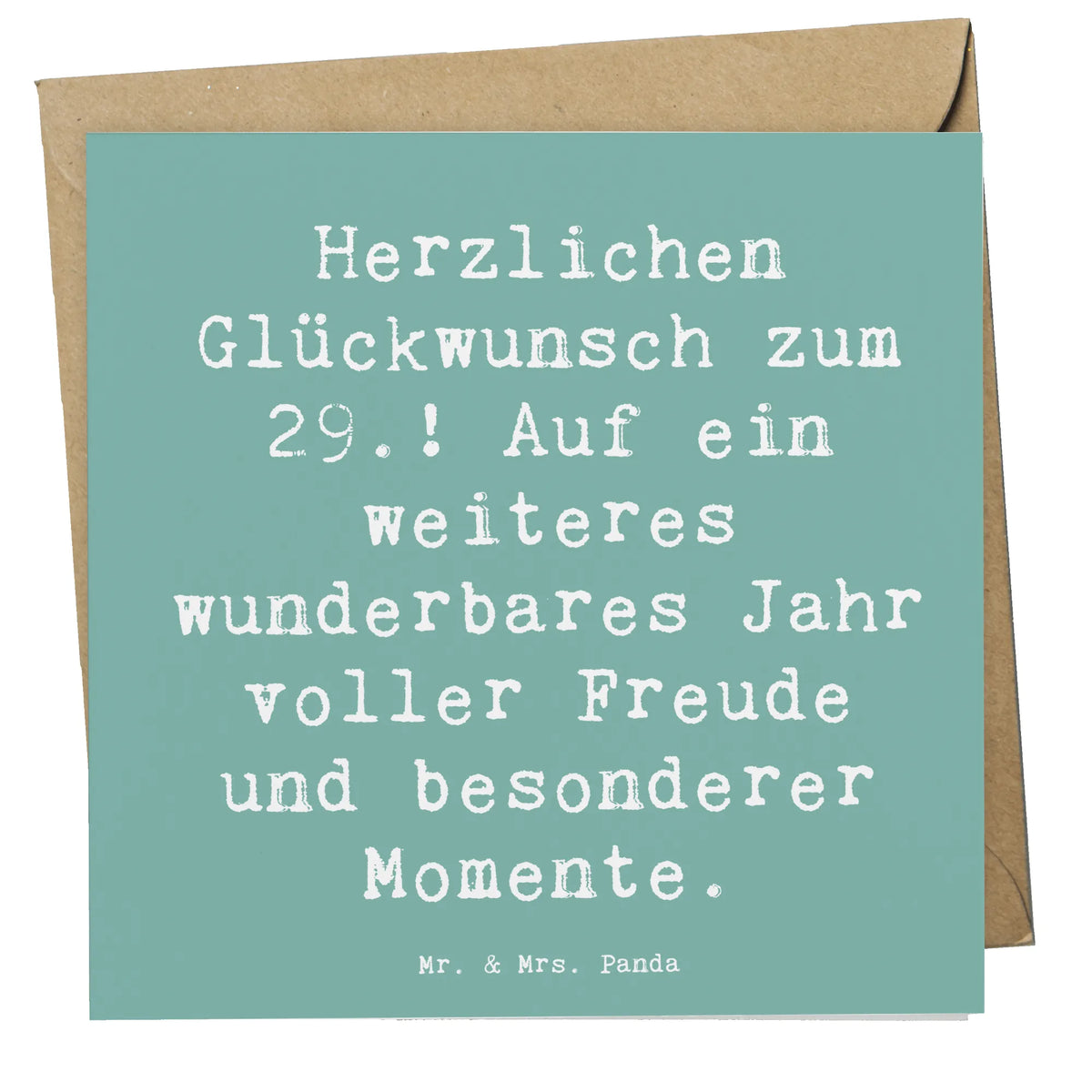 Deluxe Karte Spruch 29. Geburtstag doppelkarte, Glückwunschkarte, faltkarte, Klappkarte, anlasskarte, Grußkarte, Geschenk, Geburtstag, Geburtstagsgeschenk