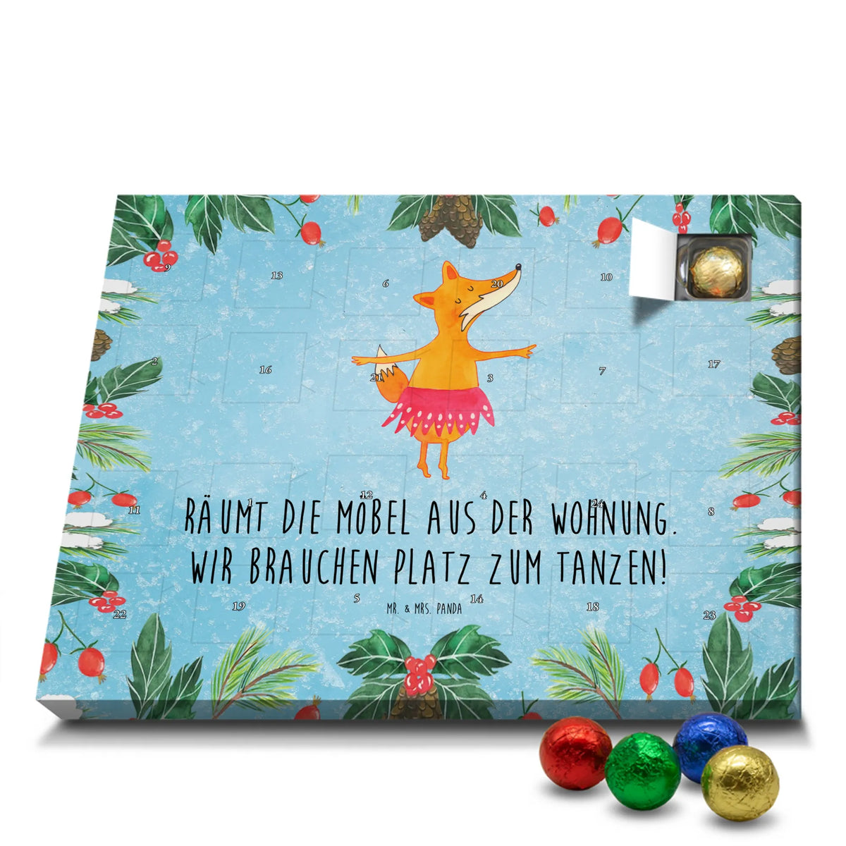 Schoko Adventskalender Fuchs Ballerina