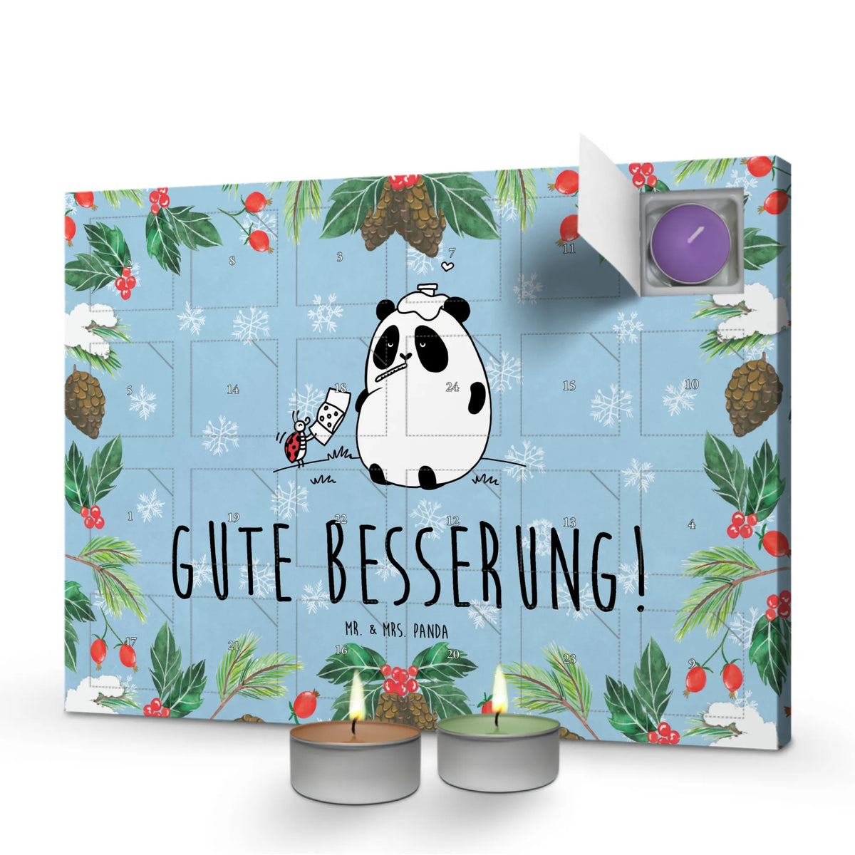Duftkerzen Adventskalender Panda Gute Besserung