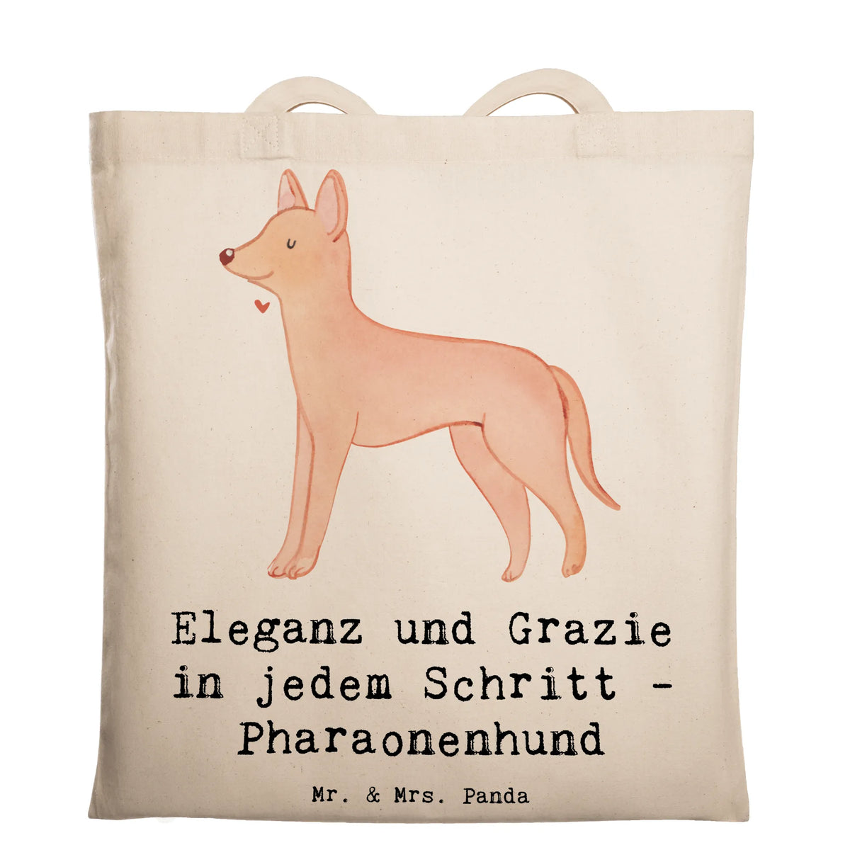 Tote bag Eleganz und Grazie in jedem Schritt - Pharaonenhund gift, animal lover, giving, dog breed, purebred dog, dog owner, puppy