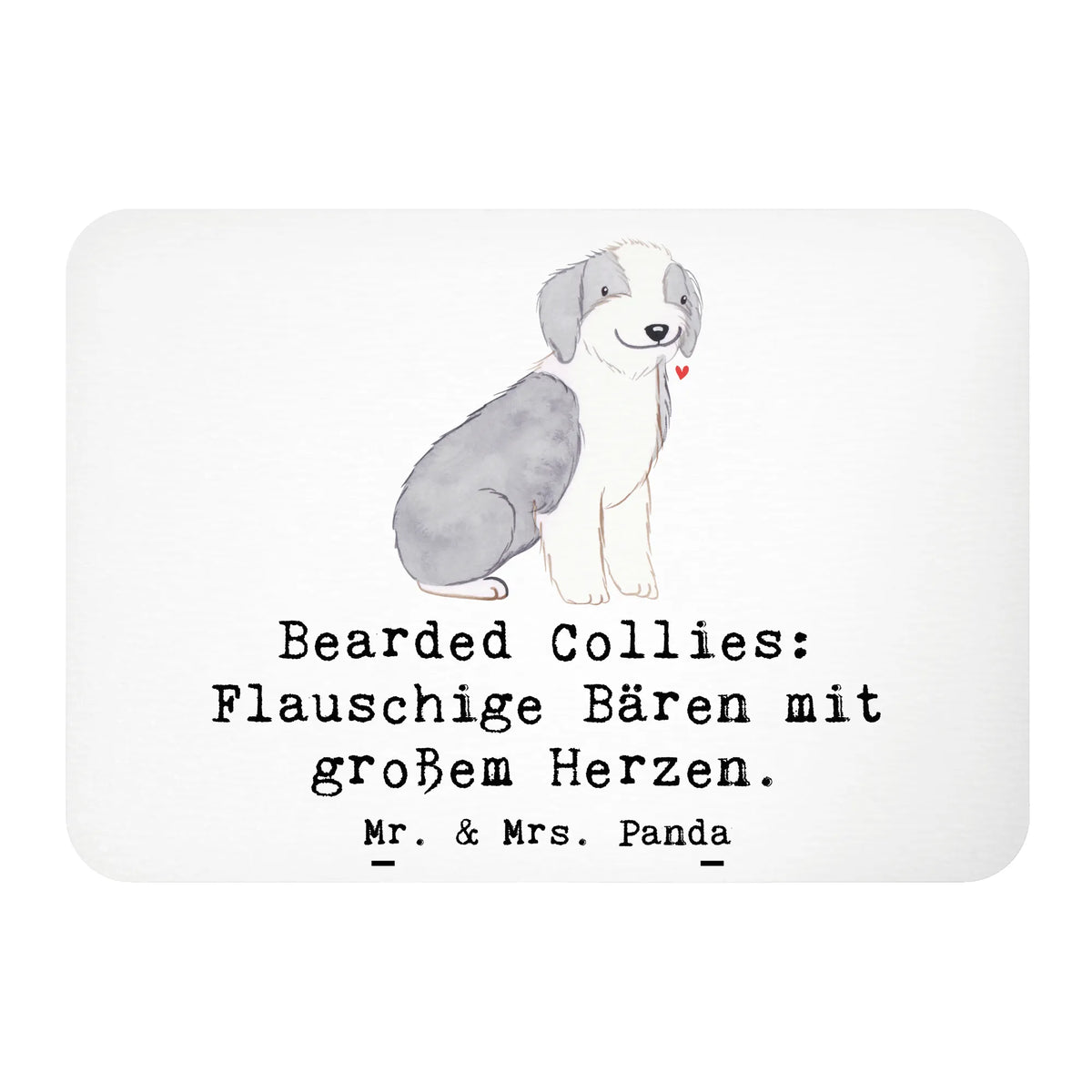 Magnet Bearded Collie Bärenherz magnet, einkaufszettelmagnet, Kühlschrankmagnet, büromagnet, holz whiteboardmagnet, haftmagnet, Dekomagnet, Notizhalter, küchenmagnet, rechteckmagnet, notizmagnet, designmagnet, mdf magnet, whiteboardmagnet, spruchmagnet, zettelhalter, holzmagnet, memomagnet, Pinnwandmagnet, wandmagnet, tafelmagnet, holz kühlschrankmagnet, bildmagnet, Geschenk, Schenken, Hund, Hunderasse, Rassehund, Hundebesitzer, Tierfreund, Welpe