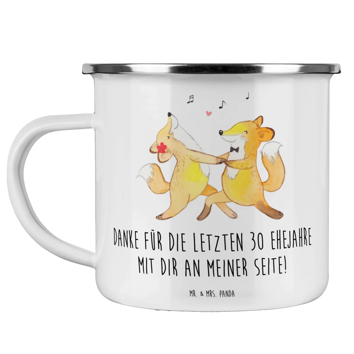 Enamel camping mug Danke für die letzten 30 Ehejahre mit dir an meiner Seite! marriage, Wedding, gifts