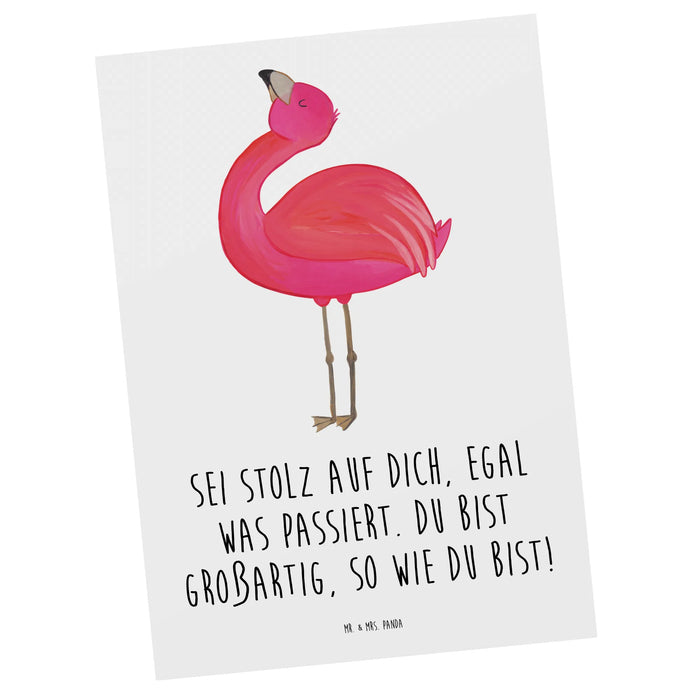 Postcard Sei stolz auf dich, egal was passiert. Du bist großartig, so wie du bist!