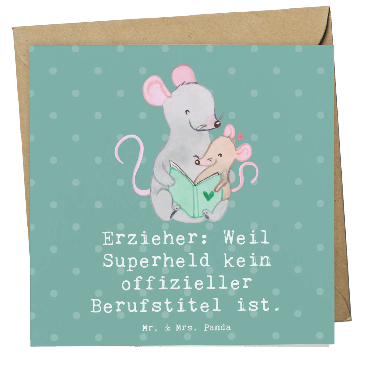 Karta Deluxe Erzieher: Weil Superheld kein offizieller Berufstitel ist. Koleżanka, Dawać, Pracownik, Prezent, Współpracownik, Dziękuję, Dziękuję bardzo, Zawód, Wykształcenie, Jubileusz, Pożegnanie, Emerytura, Kolega