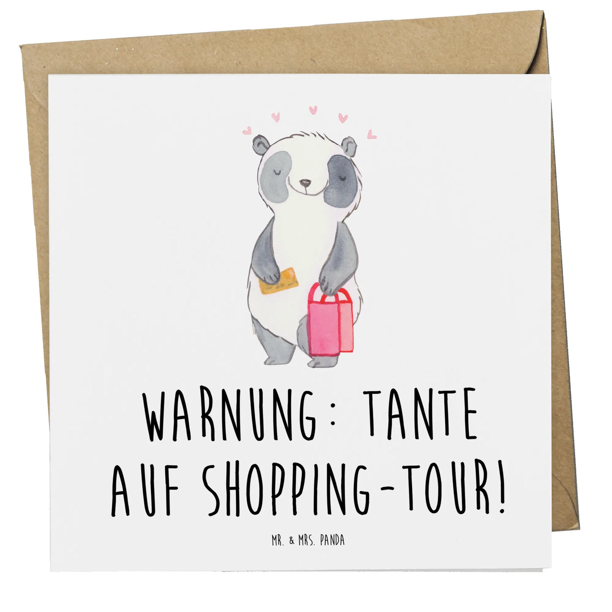 Deluxe Karte Tante Shopping Grußkarte, doppelkarte, Klappkarte, Glückwunschkarte, faltkarte, anlasskarte, Mama, Bruder, Schwester, Familie, Opa, Vatertag, Oma, Muttertag, Papa