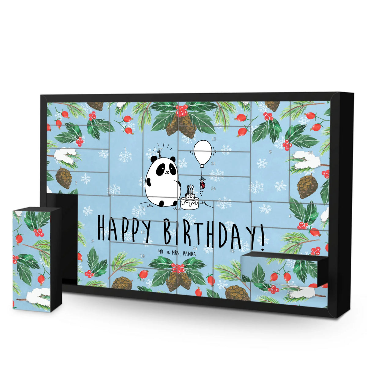  Panda urodziny Geschenkekalender, Schachtel Adventskalender, Leerer Adventskalender, selbstbefüllbarer adventskalender, Adventskalender Schachtel, Adventskalender, Diy Adventskalender, Adventskalender Box, Bastel Adventskalender, diy weihnachtskalender, Kalender Zum Befüllen, Weihnachtskalender
