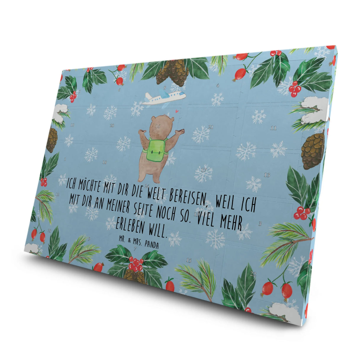 Tee Adventskalender Bär Flugzeug