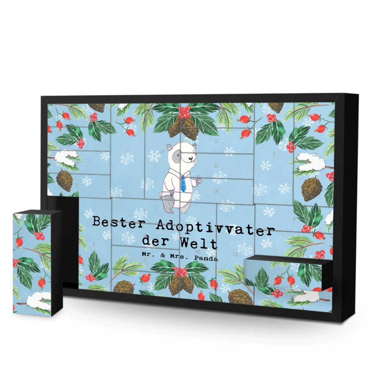 Befüllbarer Adventskalender Panda Bester Adoptivvater der Welt Adventskalender Schachtel, selbstbefüllbarer adventskalender, diy weihnachtskalender, Bastel Adventskalender, Weihnachtskalender, Leerer Adventskalender, Adventskalender, Geschenkekalender, Schachtel Adventskalender, Adventskalender Box, Diy Adventskalender, Kalender Zum Befüllen, Schenken, Freude machen, Geschenktipp, für, Danke, Dankeschön, Geburtstag, Geschenk, Geburtstagsgeschenk, Mitbringsel, Bedanken, Geschenkidee, Adoptiert, Adoption, Adoptiv Vater, Adoptivvater