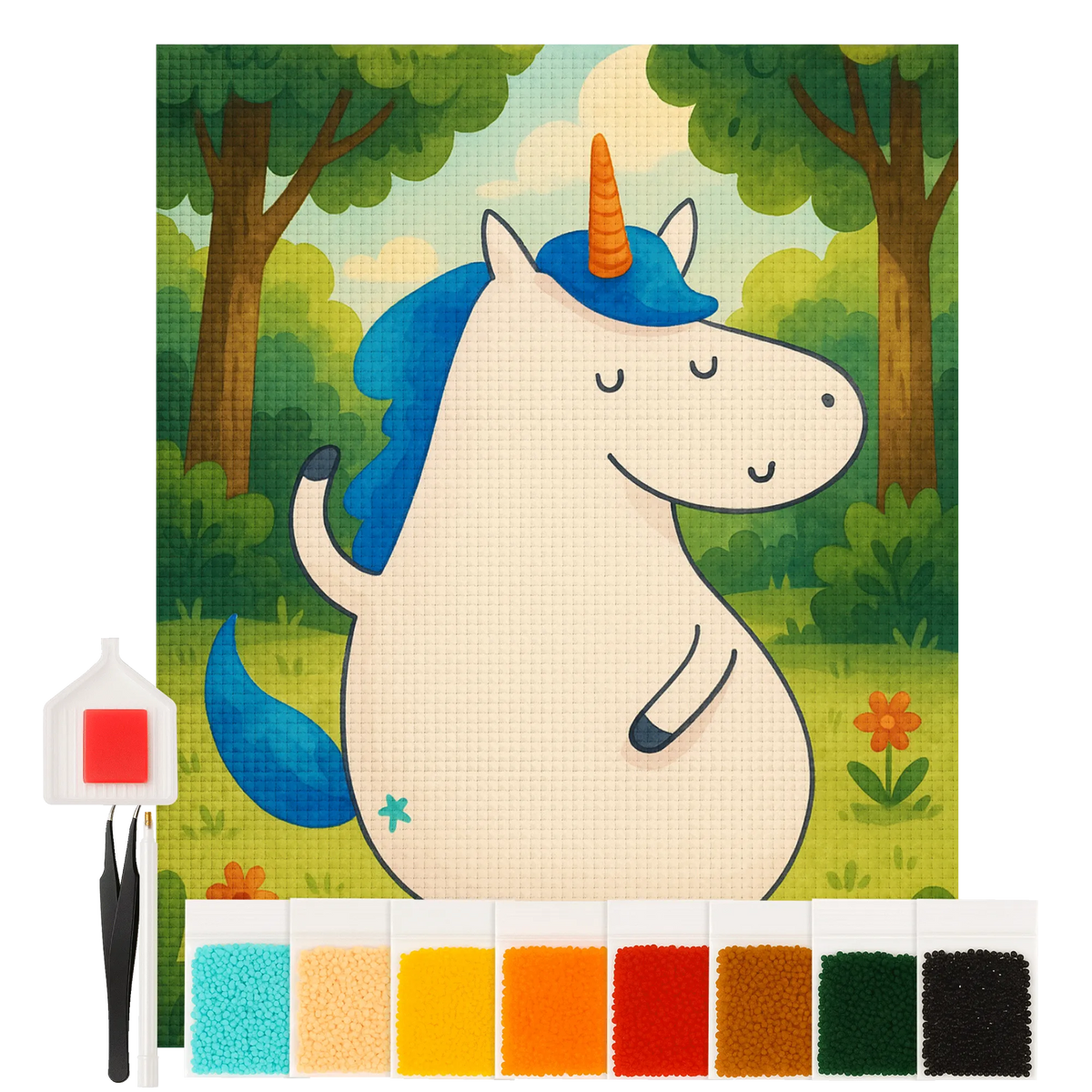 Diamond Painting unicorn Man Design