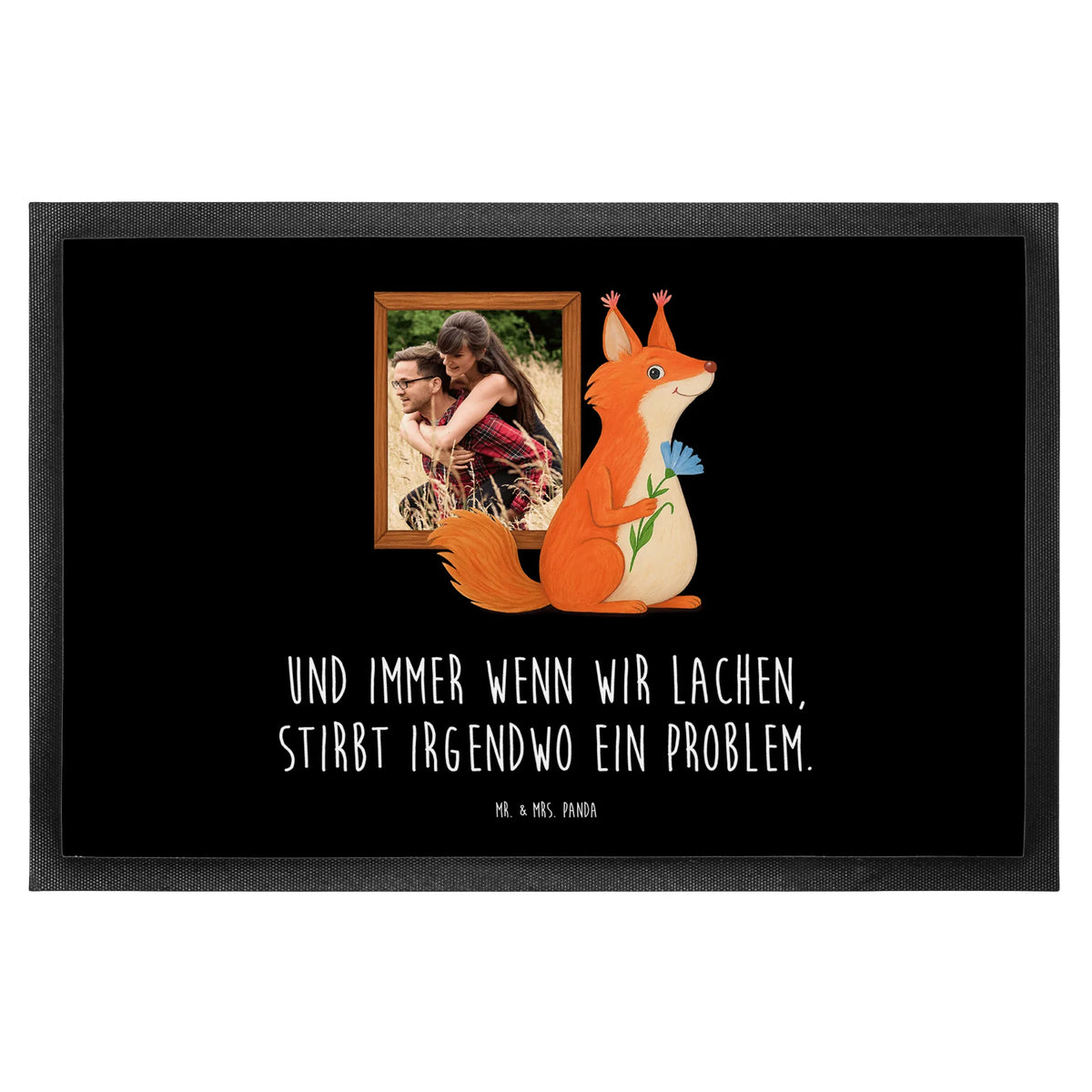 Personalized Photo Doormat Squirrel flower Design small animals, cute, cute animal motives, hand drawn, funny sayings, good mood, special gifts, animal lover, gift ideas, gifts, card, laughter, happy saying, Squirrel, motivation pictures, positive saying, fun, saying decoration, motivation sayings