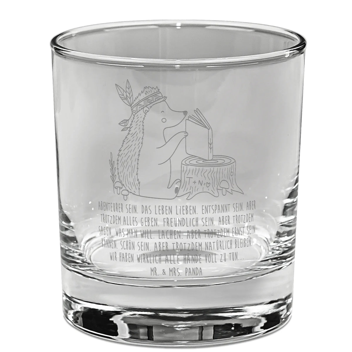 Szklanka do whisky jeż Ozdoba z piór zwierzęta