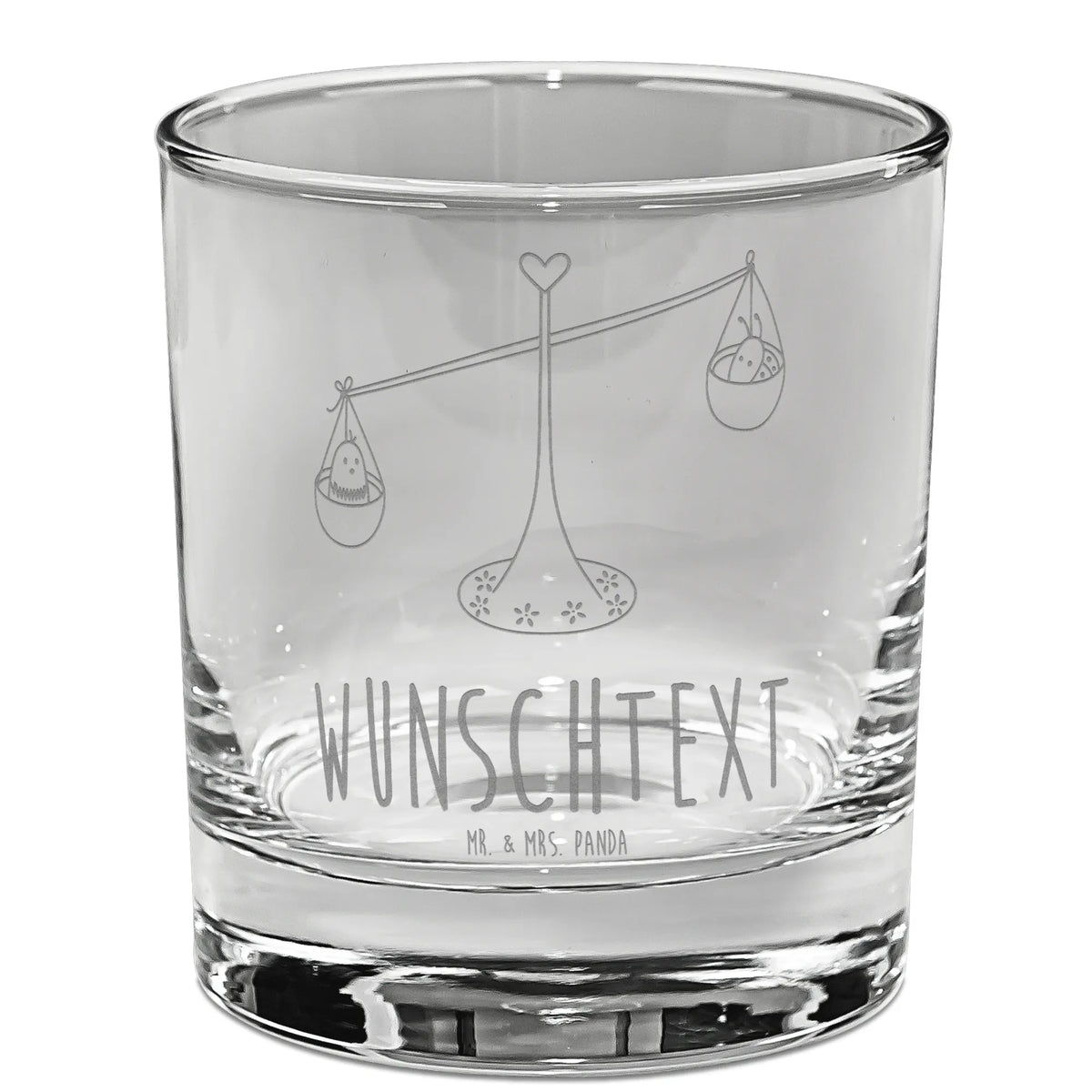 Spersonalizowana szklanka do whisky Znak zodiaku waga Znak zodiaku, gwiazdozbiór, horoskop, astrologia, ascendent