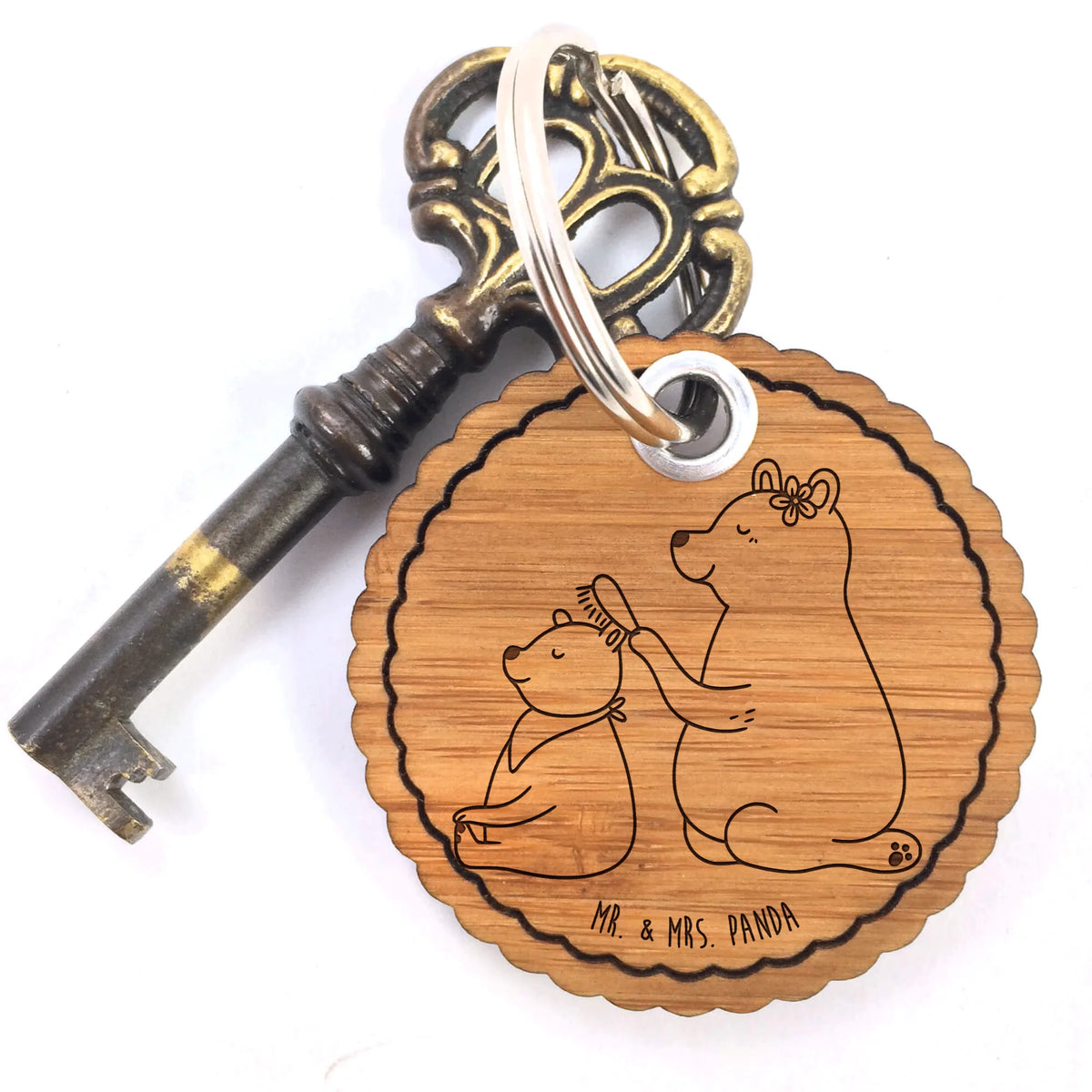 Wavy key ring bear child Holzanhänger, Taschenanhänger, Schlüsselanhänger Holz, anhänger für schlüssel, anhänger holz, Schlüsselanhänger, anhänger schlüssel, Holz Schlüsselanhänger, Taschenbaumler, Anhänger, Muttertag, Vatertag, Mama, Papa, Oma, Opa, Familie, Schwester, Bruder, Geschenk, Mutter, Mutti
