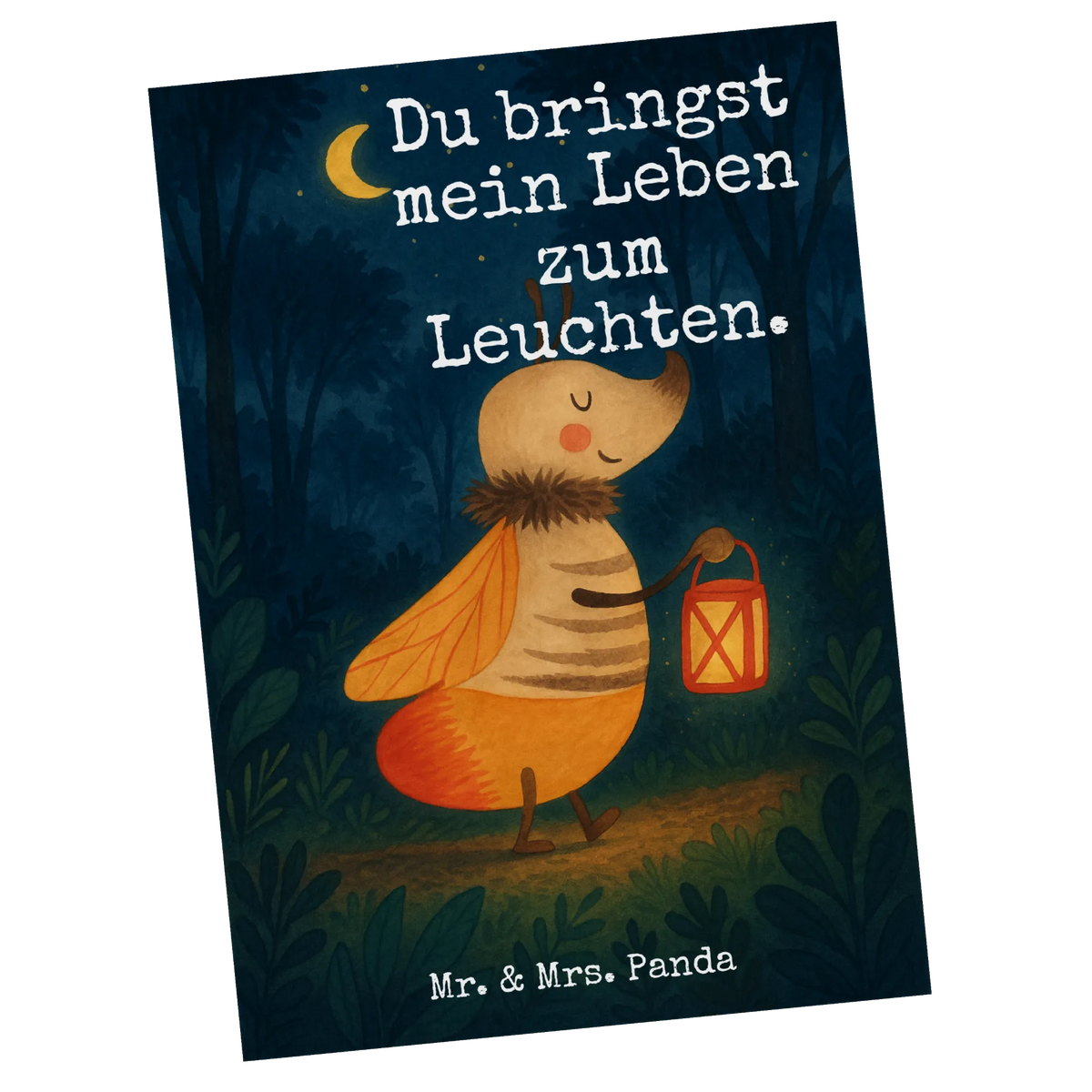 Postcard Firefly Design Postkarte, Fotokarte, Grußkarte, spruchkarte, einzelkarte, Ansichtskarten, Kunstkarten, Ansichtskarte, Motivkarte, Designkarte, kunstkarte, Postkarten, bildkarte, Lustige Sprüche, Tiere, Tiermotive, Gute Laune, Glühwürmchen, Magisch, Lieblingsmensch, Liebesspruch, Leuchten, Falter, Verlobung, Glühwurm, Liebe, Heiratsantrag, Jahrestag, Liebesbeweis