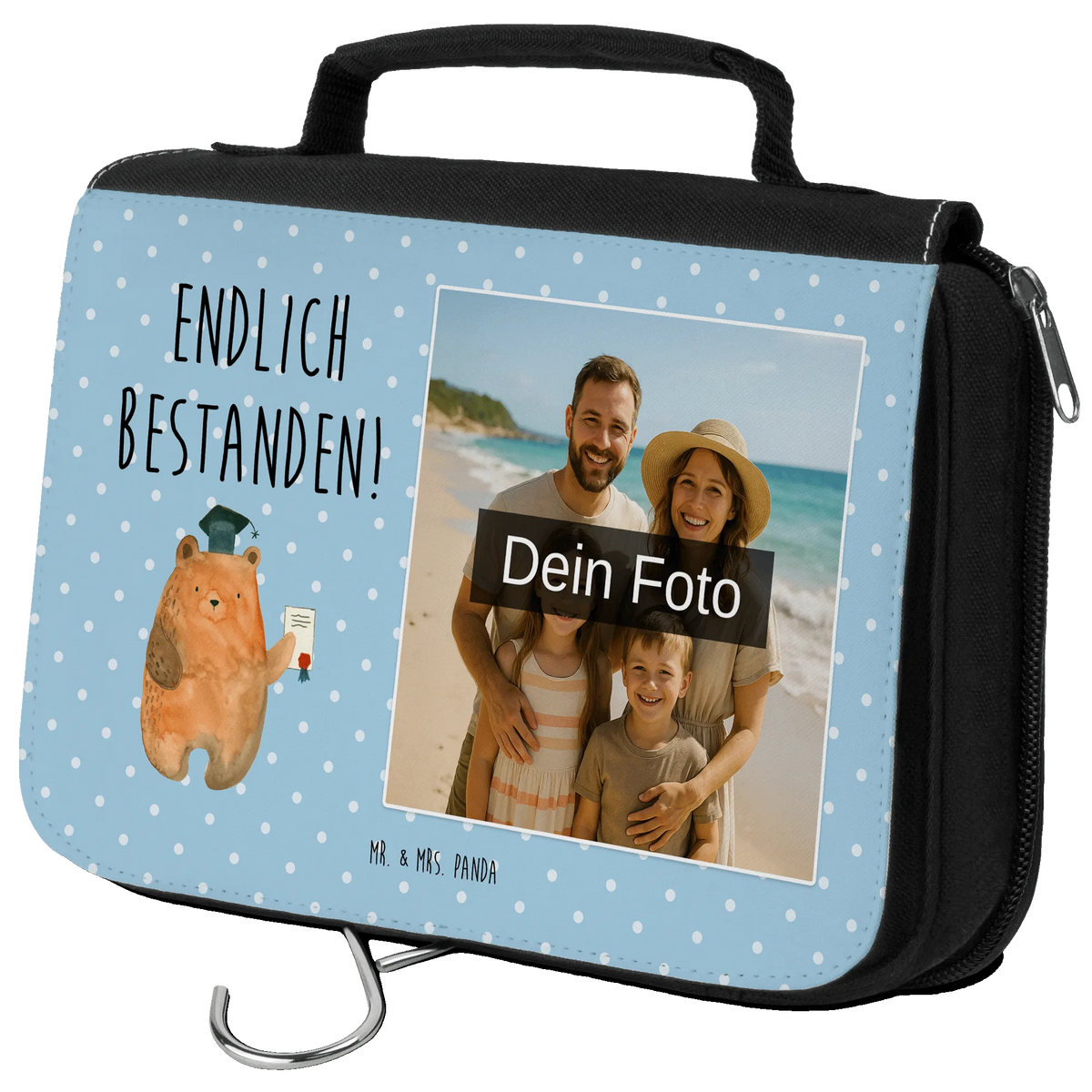 Personalized Photo Toiletry Bag bear Test