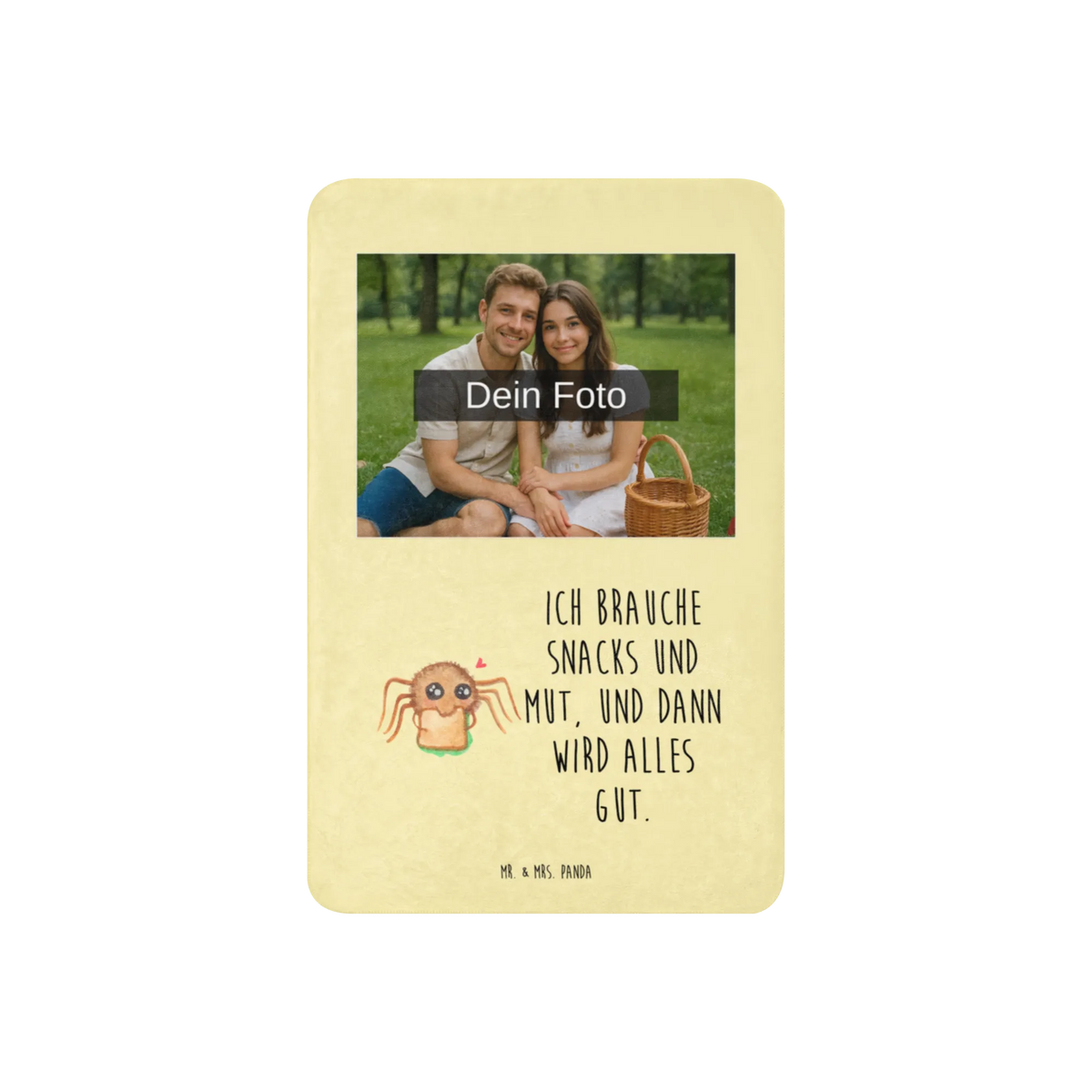 Sherpa Foto Kuscheldecke Spinne Agathe Sandwich Foto Kuscheldecke, Spinne Agathe, Spinne, Agathe, Videos, Merchandise, Glück, Lebensfreude, Mut, Alles Wird gut, Verfressen, Hunger, Hungrig