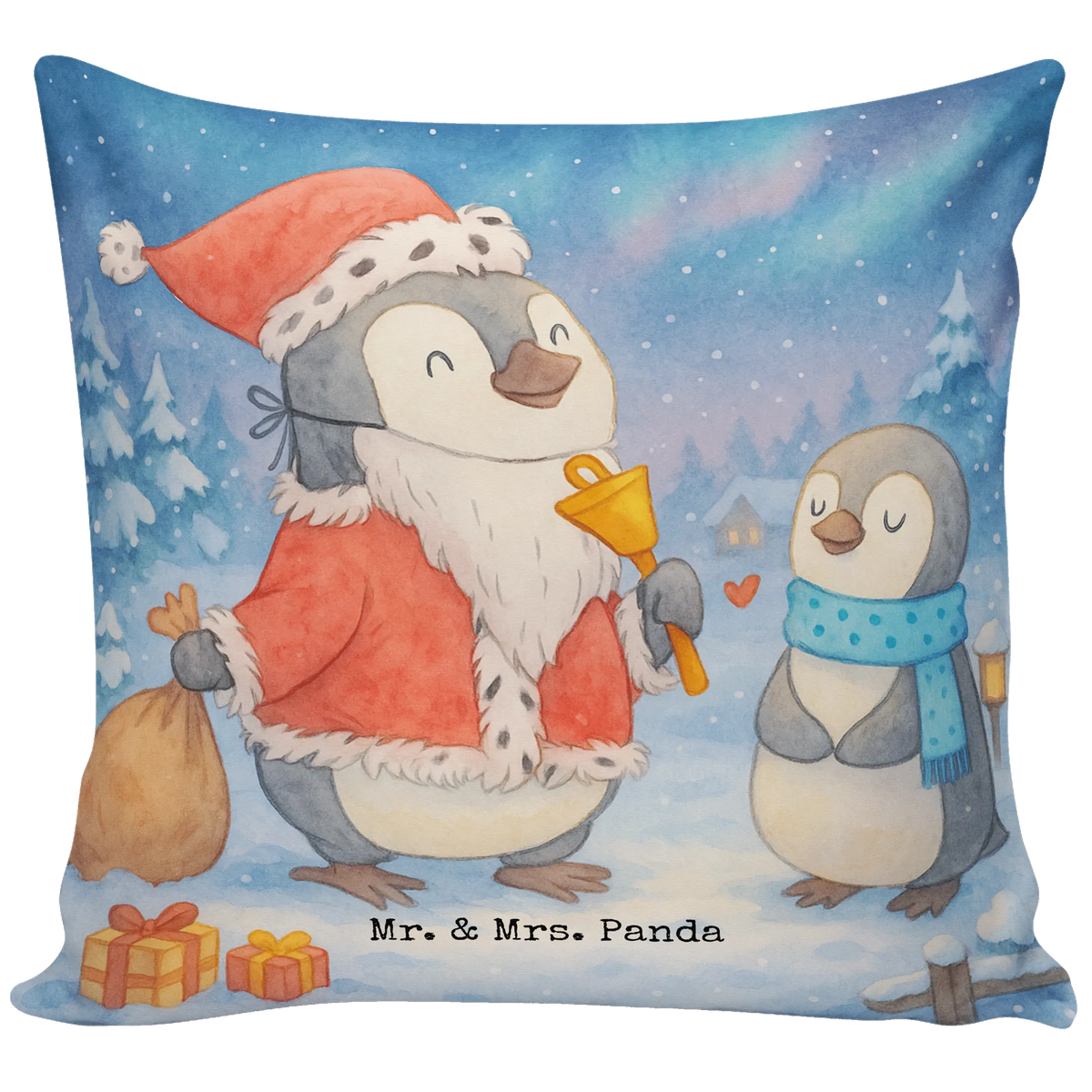 Cushion penguin wish list Design pillows, settee, 40 x 40, bedroom, pad, cushion, couch, fluffy, bed, sofa, 40x40, soft, pillow case, Pillow, Winter, Christmas, Christmas time, snow