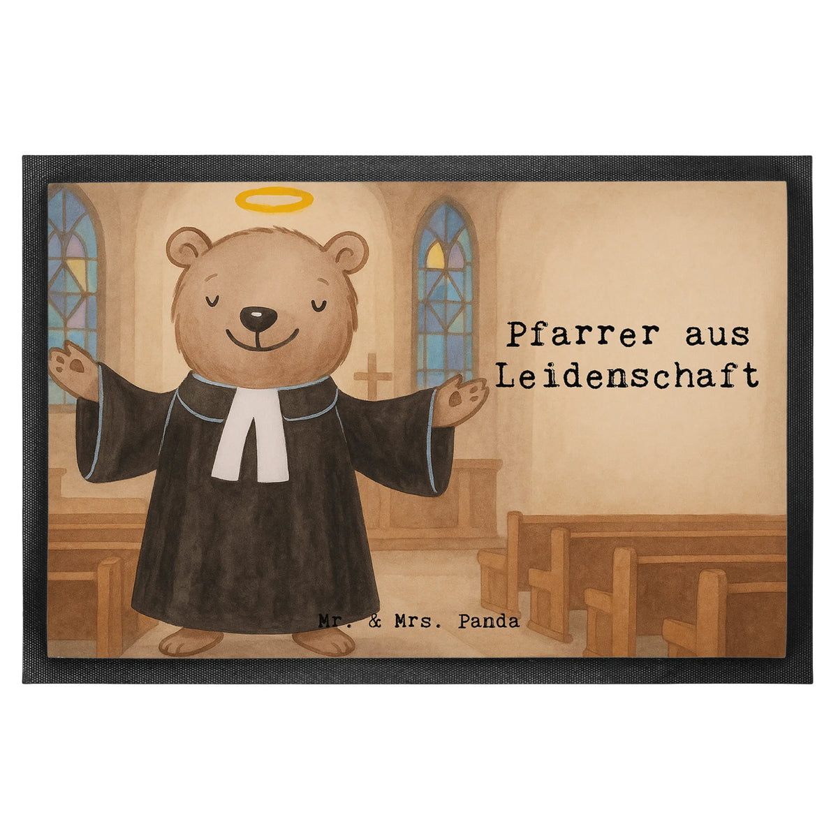 Doormat Pastor Passion Design anniversary, passing exam, farewell gift, best, gift idea, gift, sayings, profession, job start, promotion, retirement