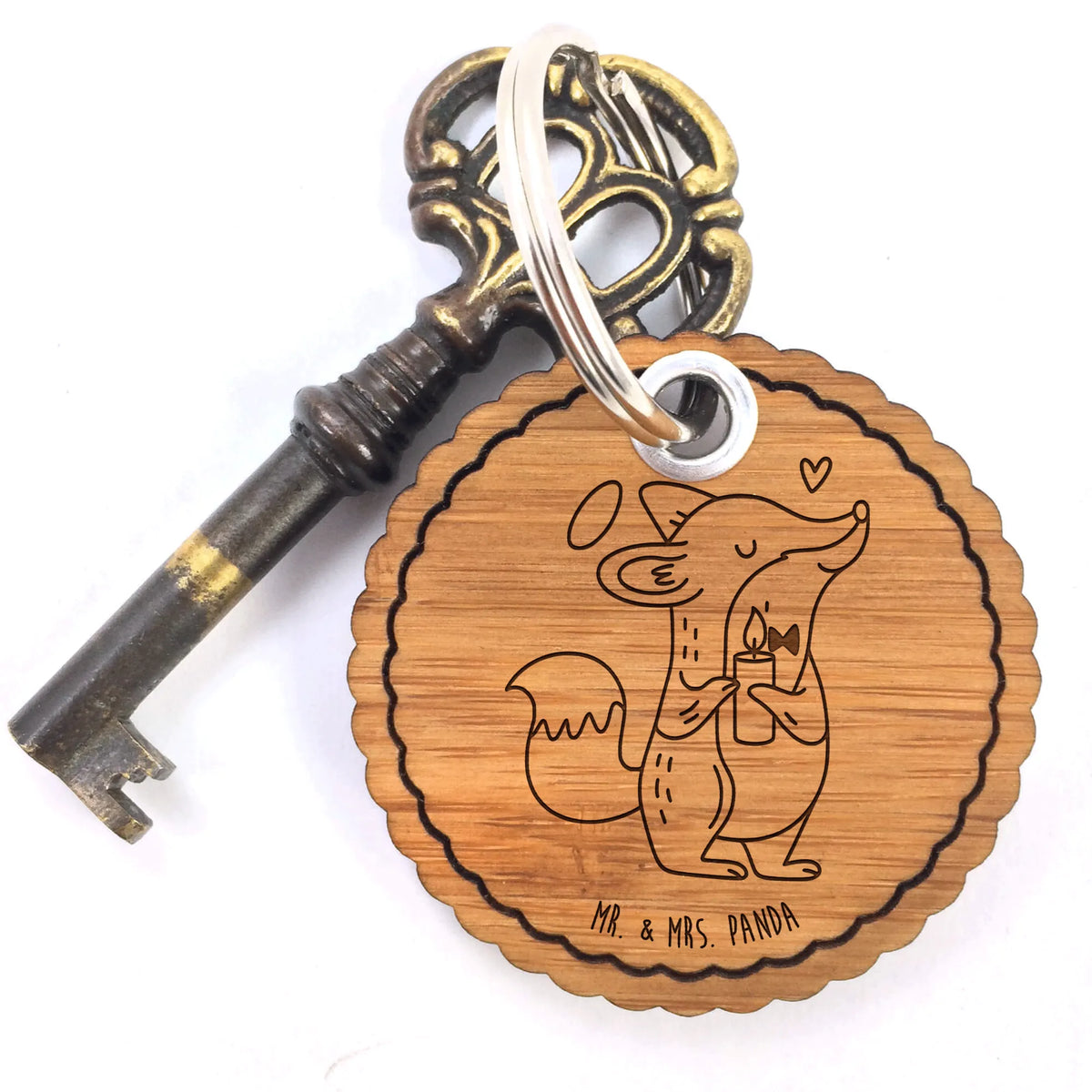 Wavy key ring Fox communion