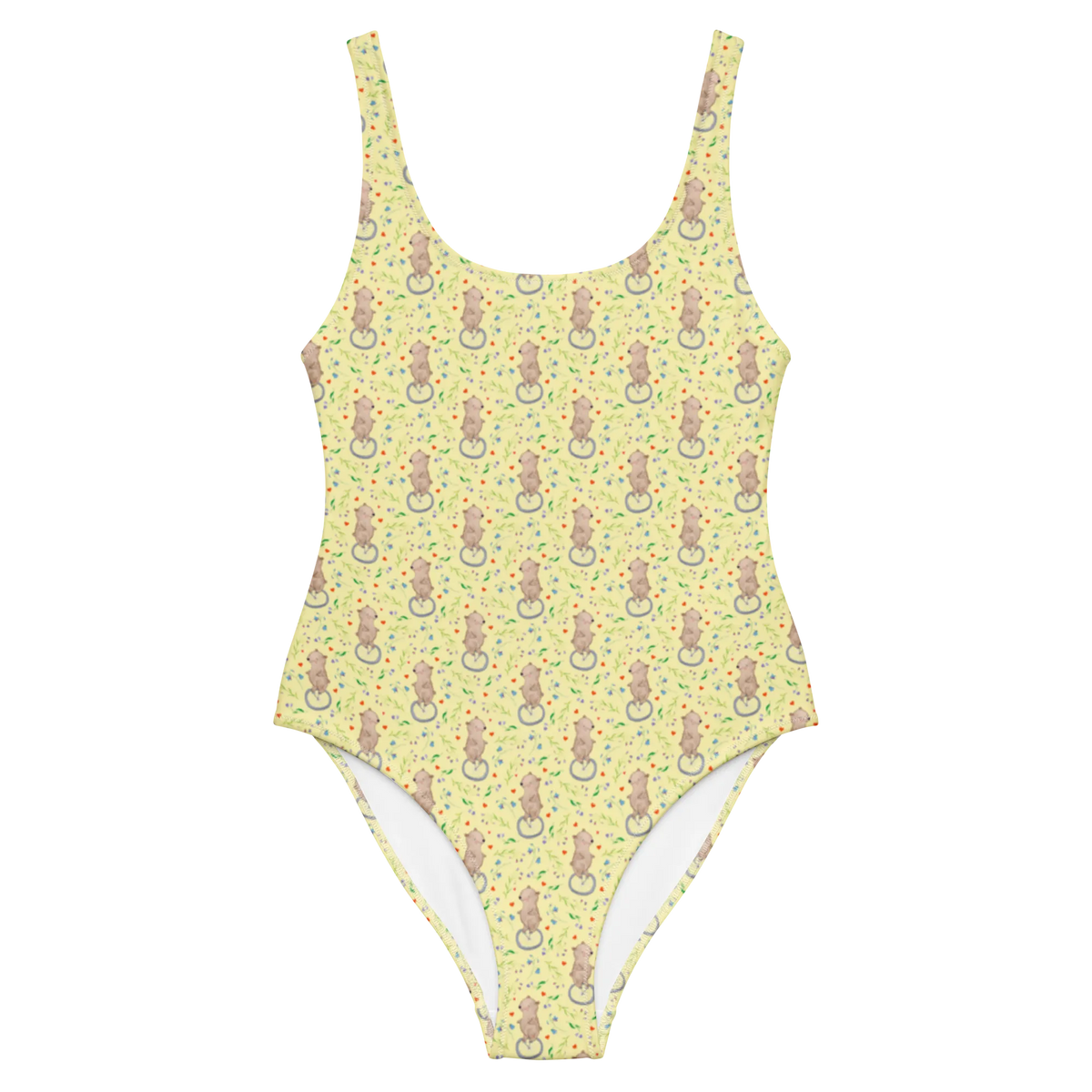 Swimsuit bear ride a unicycle award, athlete, thank you, Gift, giving, profit, ride a unicycle