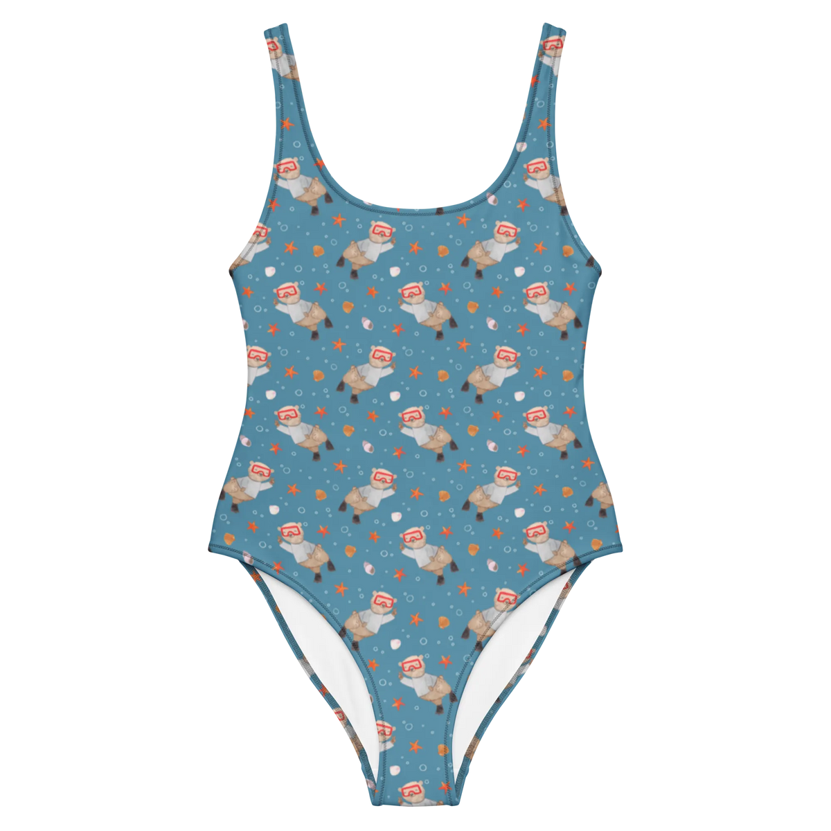Badeanzug Bär Tauchen Muster Strandmode, Bade-Einteiler, Badeoutfit, Badeanzug, Rückenfreier Badeanzug, Bademode, Badebekleidung, Schwimmbekleidung, Shape-Badeanzug, Badekostüm, Schwimmdress, Damen-Badeanzug, Beachwear, Einteiliger Badeanzug, Luxus-Badeanzug, UV-Badeanzug, Damen-Einteiler, Damenbadeanzug, Schwimmkostüm, Schwimmanzug, Swimsuit, Sonnenschutz-Badeanzug, Badedress, Schenken, Sportart, Hobby, Danke, Dankeschön, Geschenk, Auszeichnung, Gewinn, Sportler, Sport, Tauchgang, Tauchschule, Schnorcheln, Dive, Diving, Tauchen