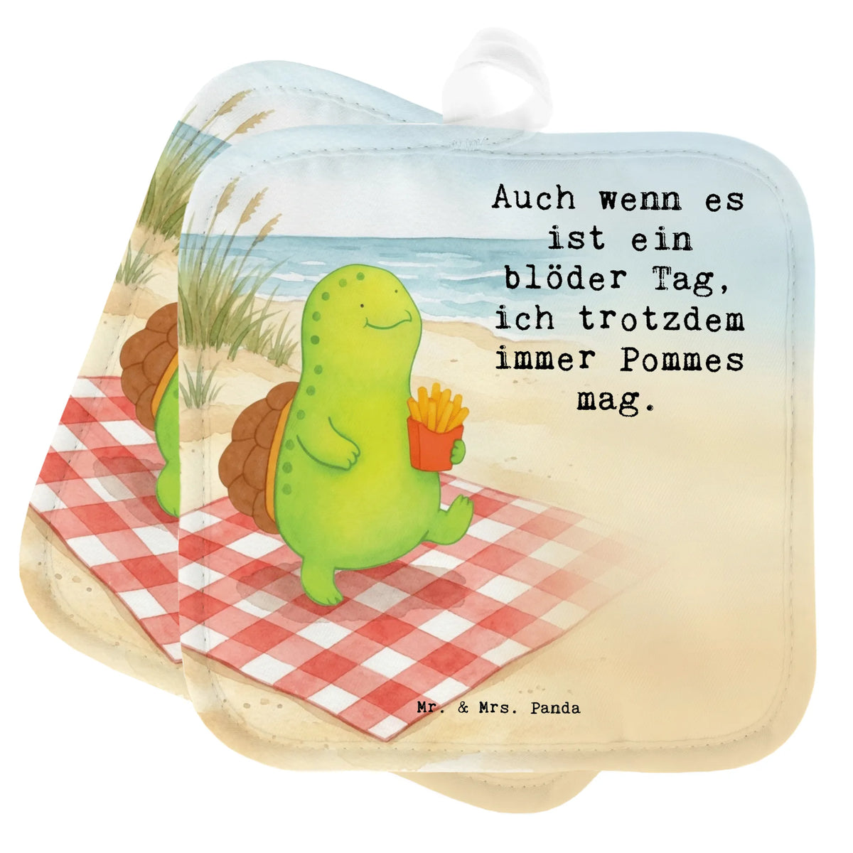 2er Set Topflappen  Schildkröte  Pommes Design Topflappen, Topflappen im Doppelpack, Topflappenset, Topfuntersetzer, Topflappen Set, Zwei Topflappen, Ofenlappen, Topflappen 2er Set, Doppel Topflappen, Kochlappen, Topfhalter, 2er Set Topflappen