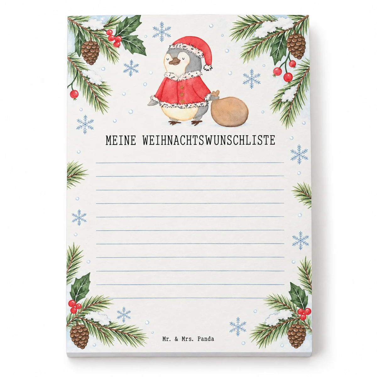 Pinguin Nikolaus Block A6|p:2025094|h:5e567f240690b754f30cc823735dc574
