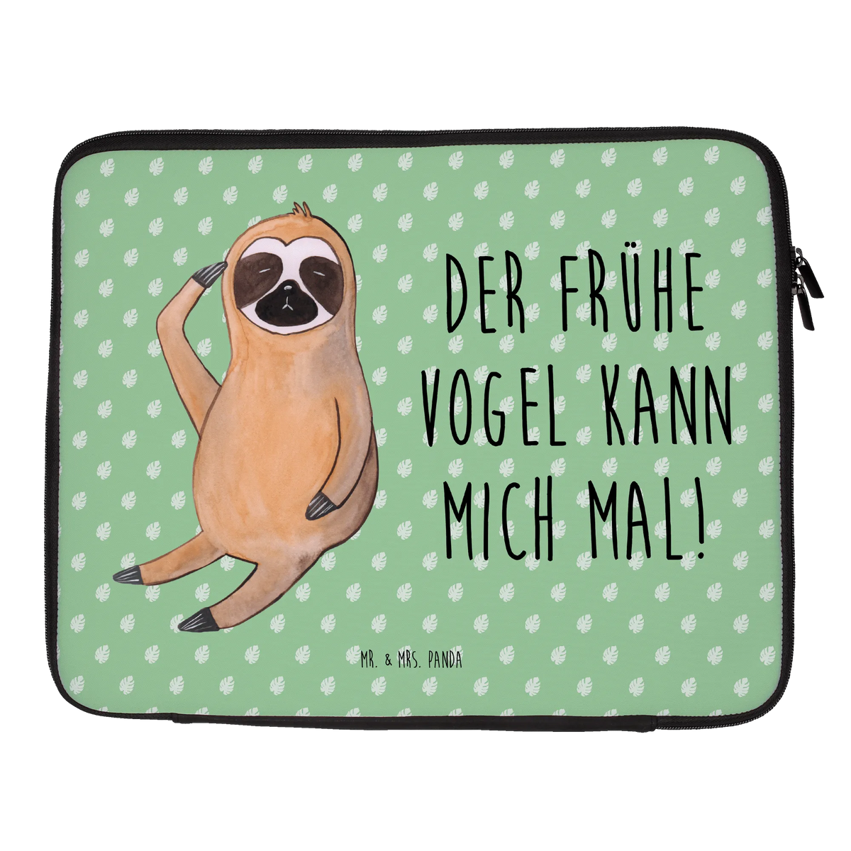 Notebook Tasche Faultier Vogel