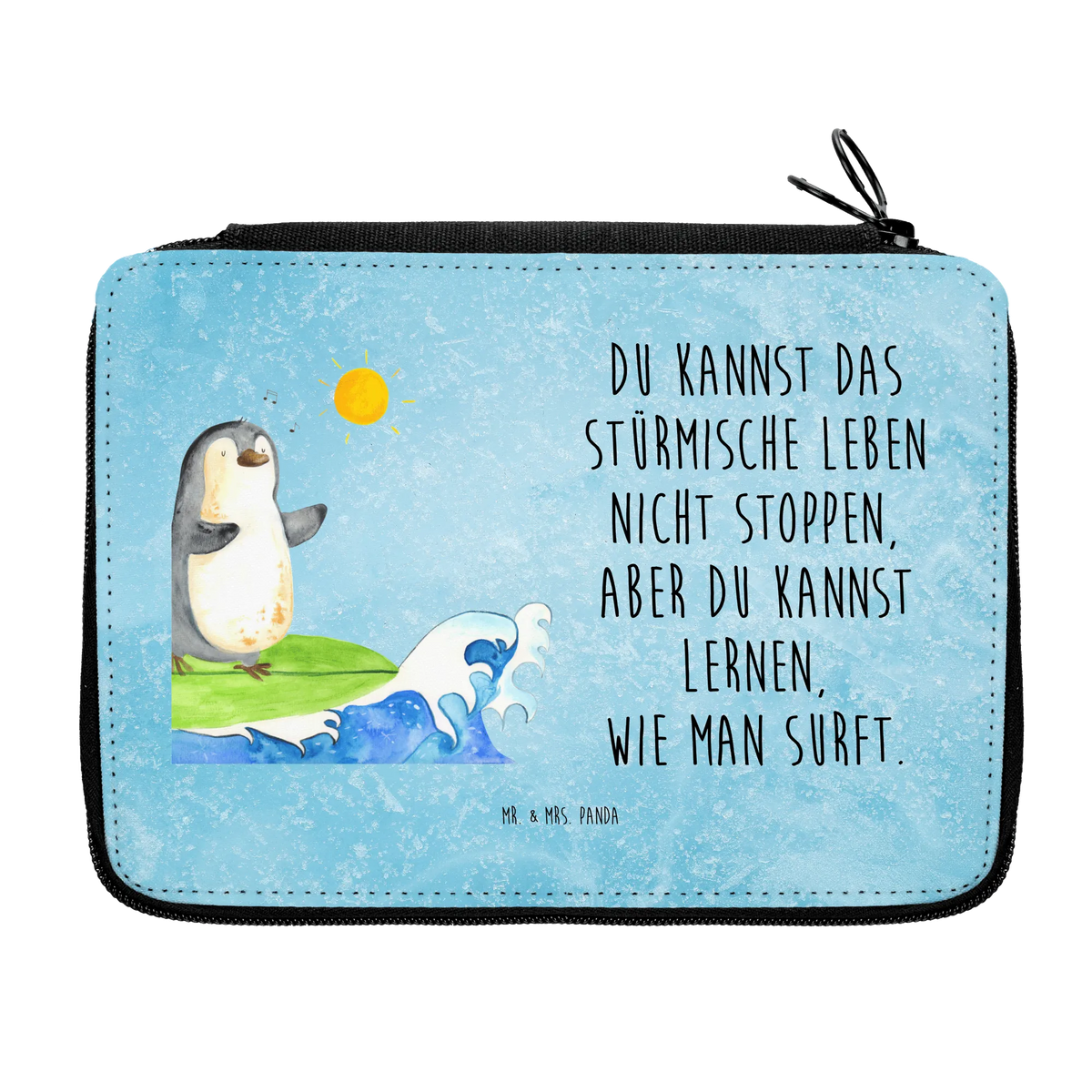 Piórnik Pingwin surfista Kinder Federmappe, Federpenal, Schüleretui, Schlampermäppchen, Schuletui, Mäppchen, Bleistift Etui, Buntstiftetui, Federmäppchen, Stiftetasche, reiseetui, Bleistiftetui, Schreibetui, Stifteetui, Federmappe Set, Etui für Stifte, Schreibmappe, Stiftemappe, Schulmäppchen, Buntstiftmäppchen, Stifte Etui, schulmäppchen set, Federtasche, Malmappe, Farbstiftetui, Zeichenetui, Stiftebeutel, Federmappe, Etui, Schlamper, Pinguin, Hawaii, Portugal, Surfer, Pinguine, Urlaub, Wellen, Surfen, Wellen Reiten